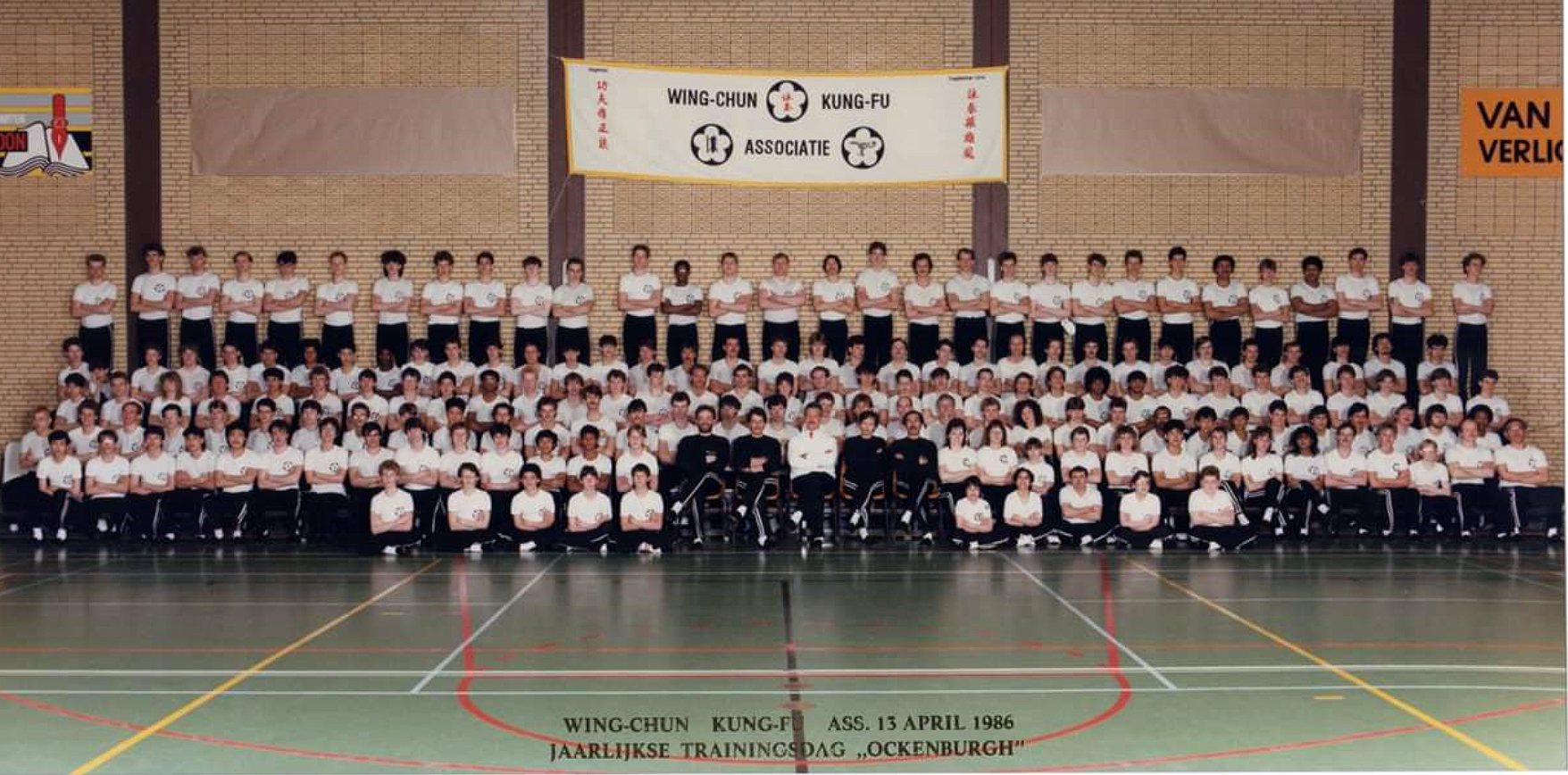 Groepsfoto 13 april 1986